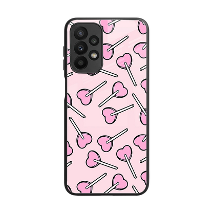 Lollipop Fusion back phone cover | glass case for samsung galaxy a23