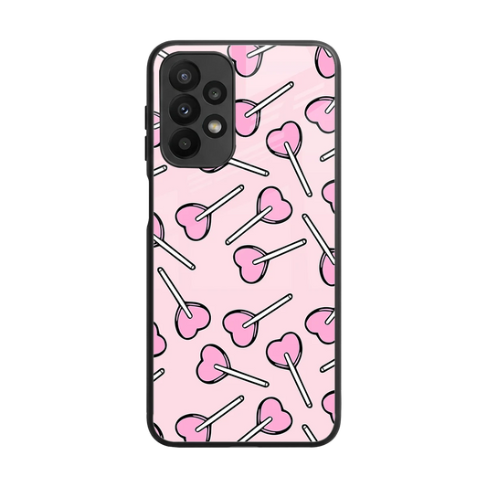 Lollipop Fusion back phone cover | glass case for samsung galaxy a23