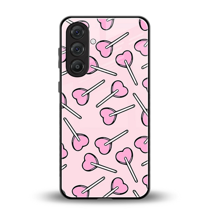 Lollipop Fusion back phone cover | glass case for samsung galaxy m36 5g