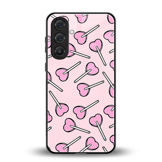 Lollipop Fusion back phone cover | glass case for samsung galaxy m36 5g