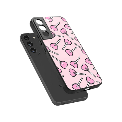 Lollipop Fusion sleek samsung galaxy s22 cover with tempered glass back and TPU edges