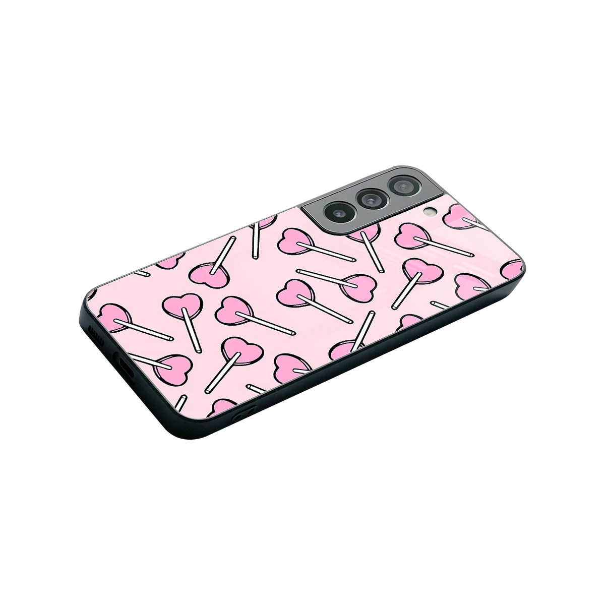 Lollipop Fusion stylish phone case for samsung galaxy s22 | glossy glass and slim fit