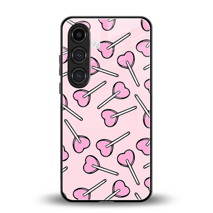 Lollipop Fusion back phone cover | glass case for samsung galaxy s24 fe