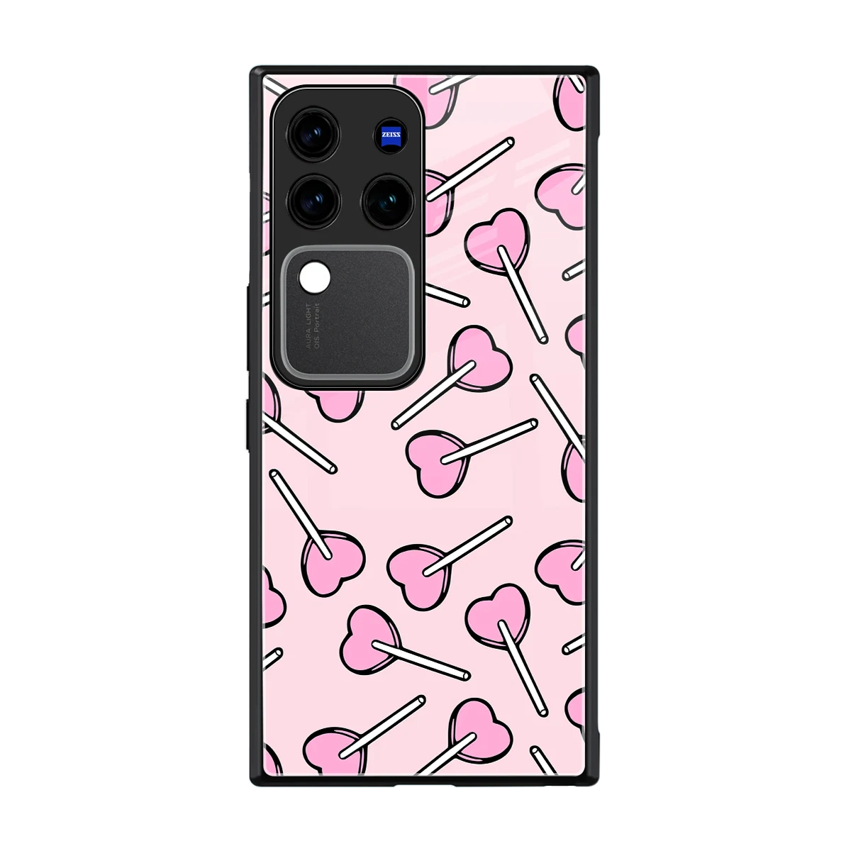 Lollipop Fusion back phone cover | glass case forvivo v30 pro