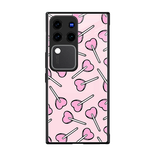Lollipop Fusion back phone cover | glass case forvivo v30 pro
