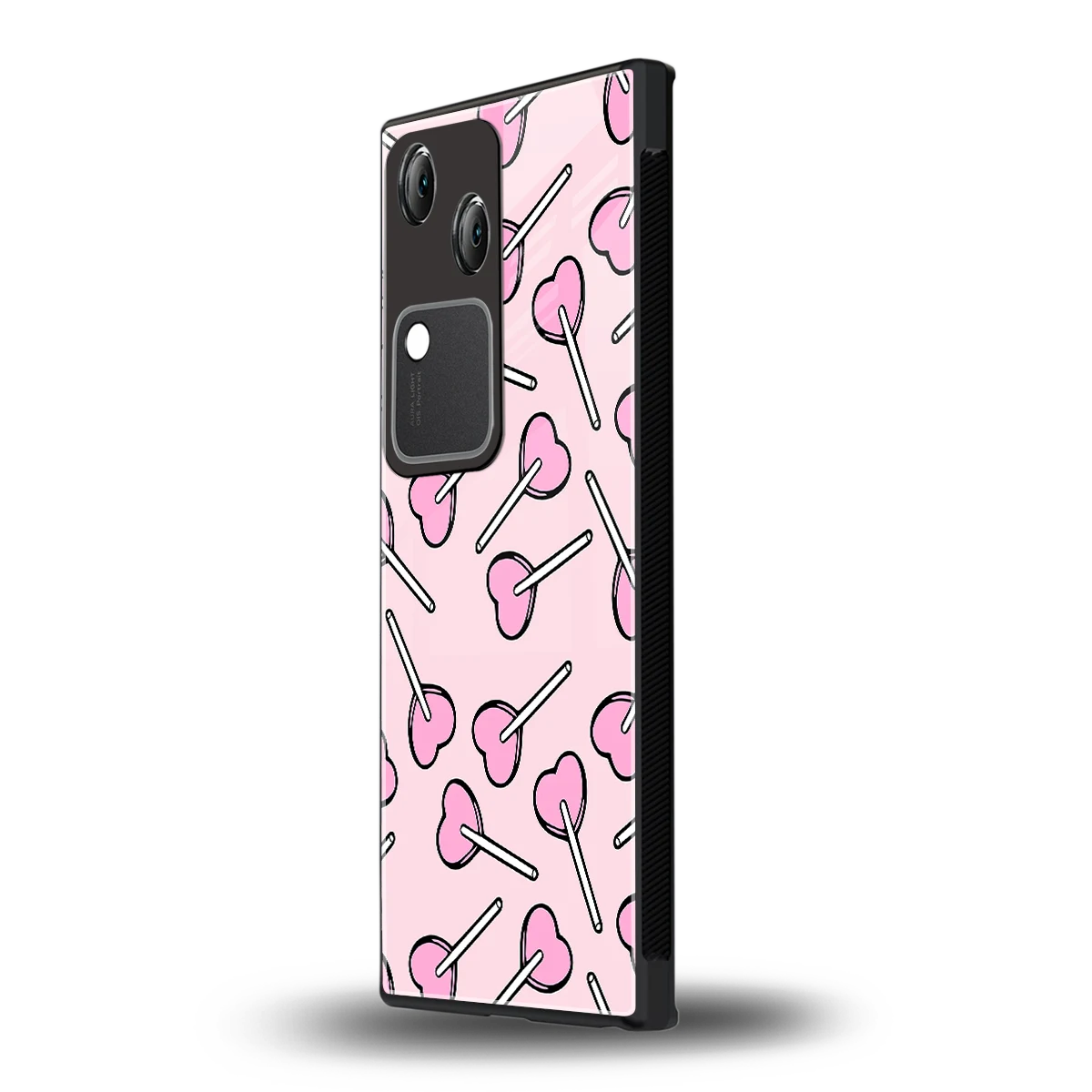 Lollipop Fusion vivo v30 mobile cover | shockproof glass phone case