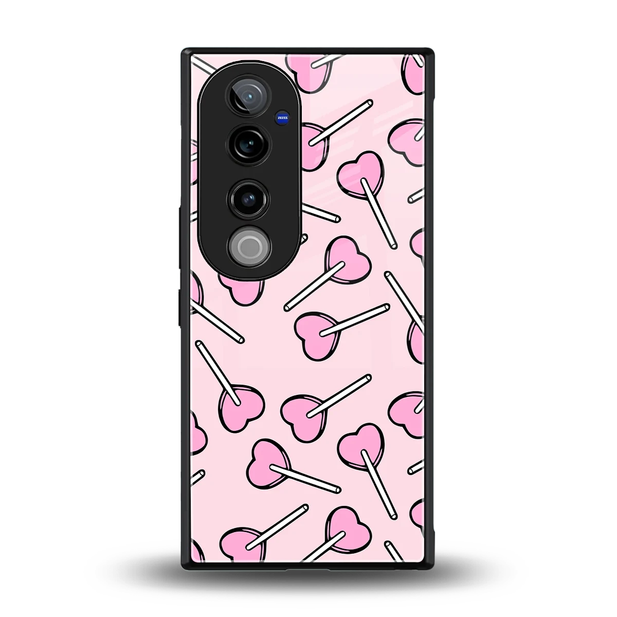 Lollipop Fusion back phone cover | glass case for vivo v40 pro