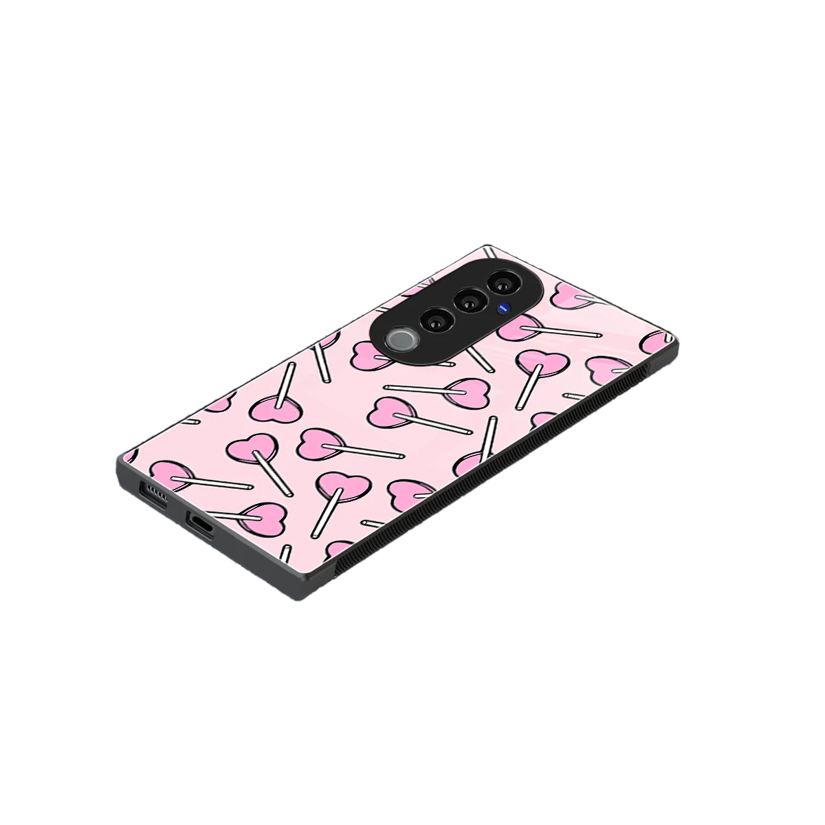 Lollipop Fusion stylish phone case for vivo v40 pro | glossy glass and slim fit