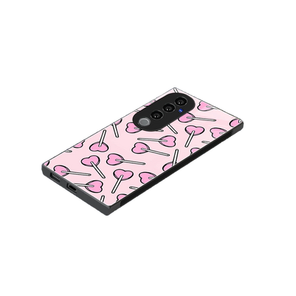 Lollipop Fusion stylish phone case for vivo v40 pro | glossy glass and slim fit