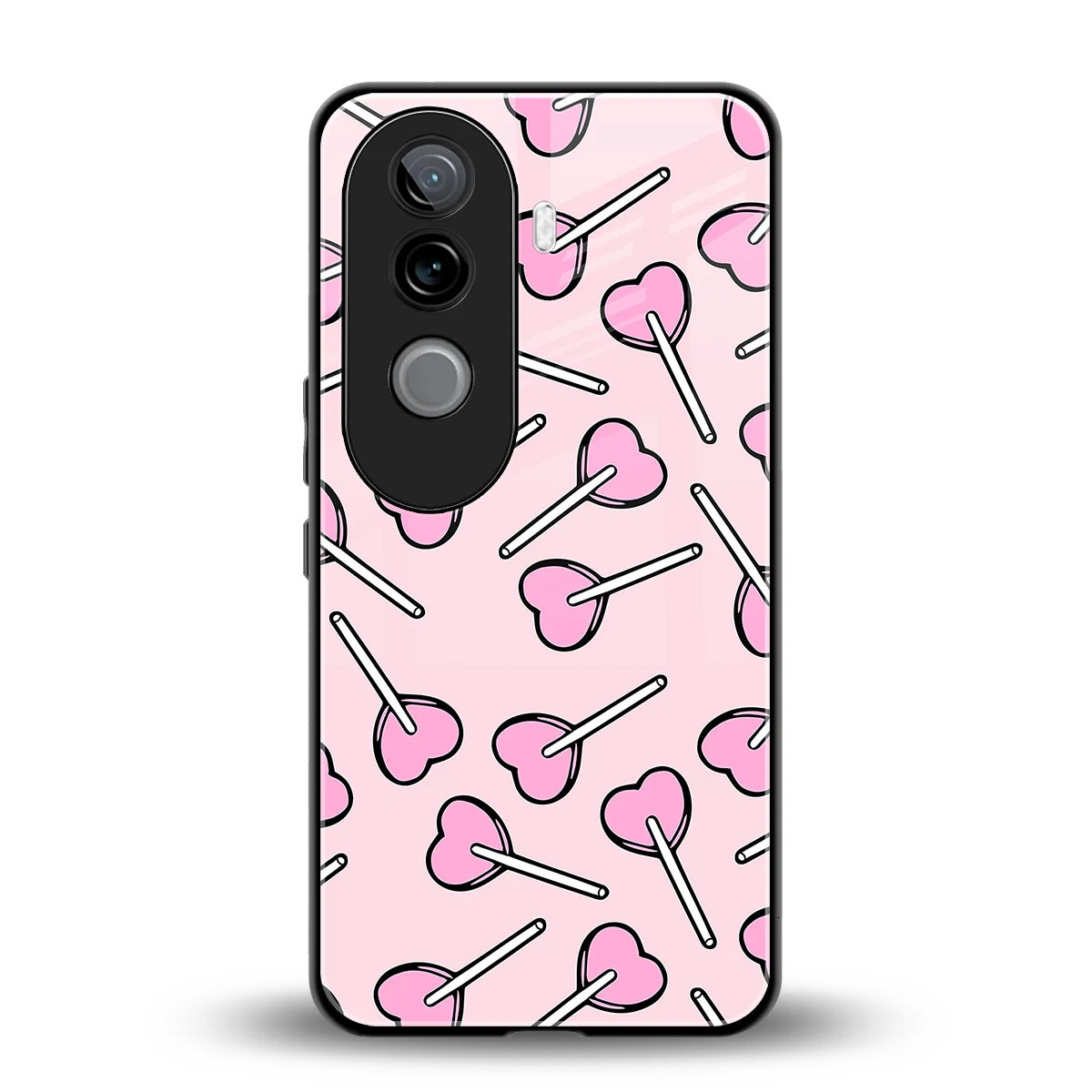 Lollipop Fusion back phone cover | glass case for vivo v40e