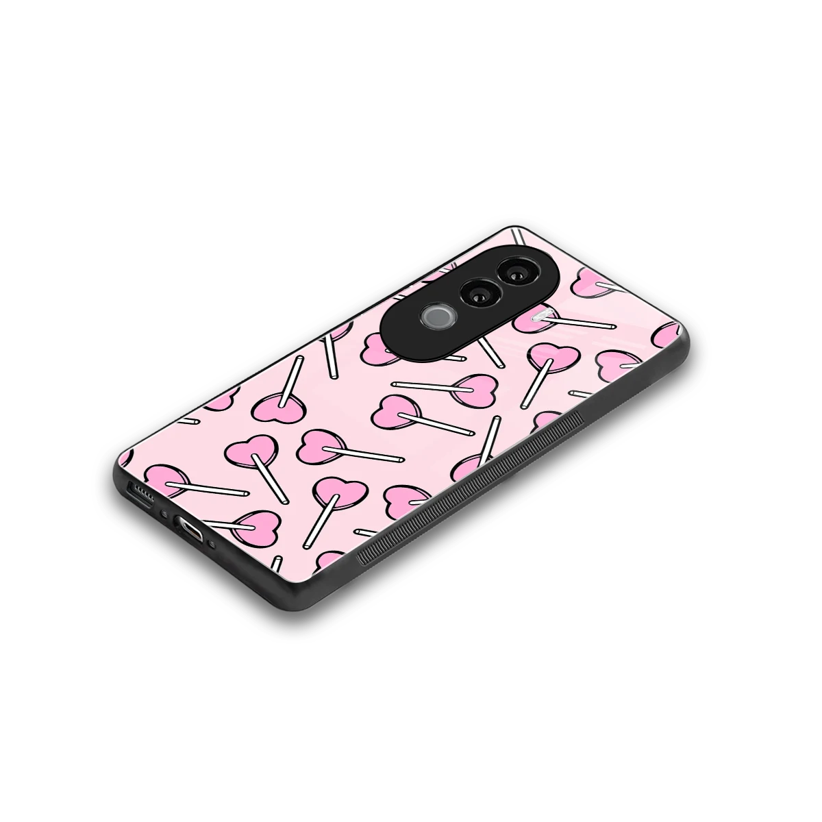 Lollipop Fusion stylish phone case for vivo v40e | glossy glass and slim fit