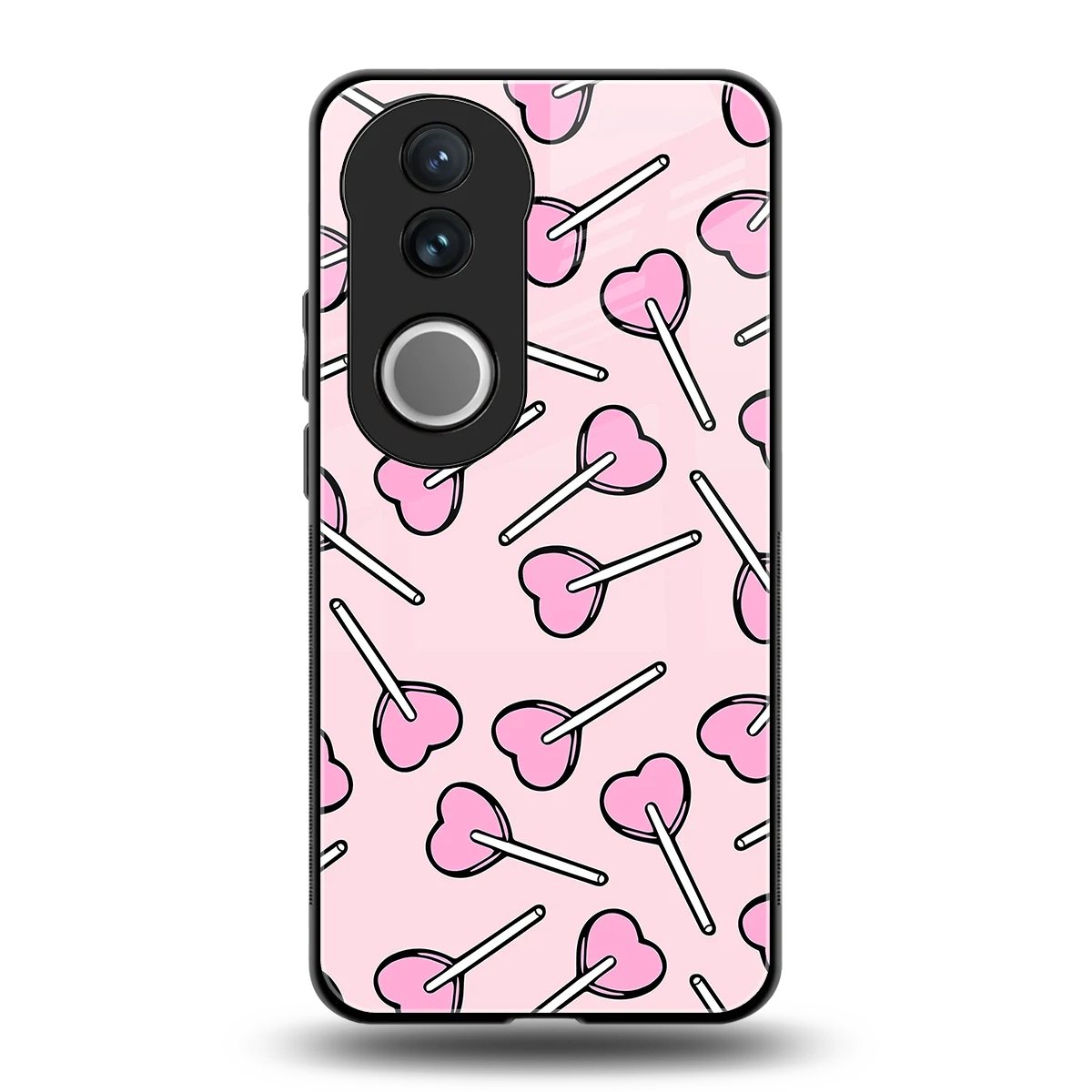 Lollipop Fusion back phone cover | glass case for vivo v50