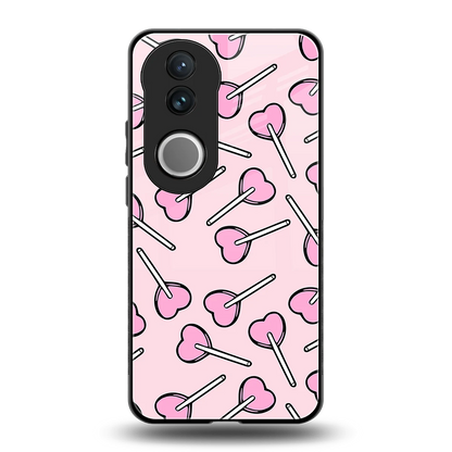 Lollipop Fusion back phone cover | glass case for vivo v50