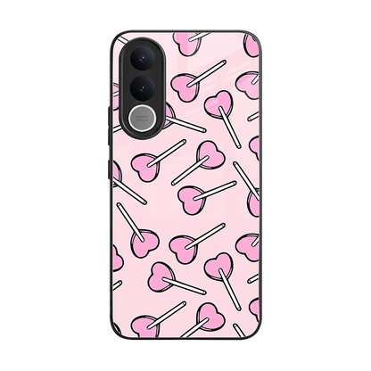 Lollipop Fusion back phone cover | glass case for vivo v70 fe
