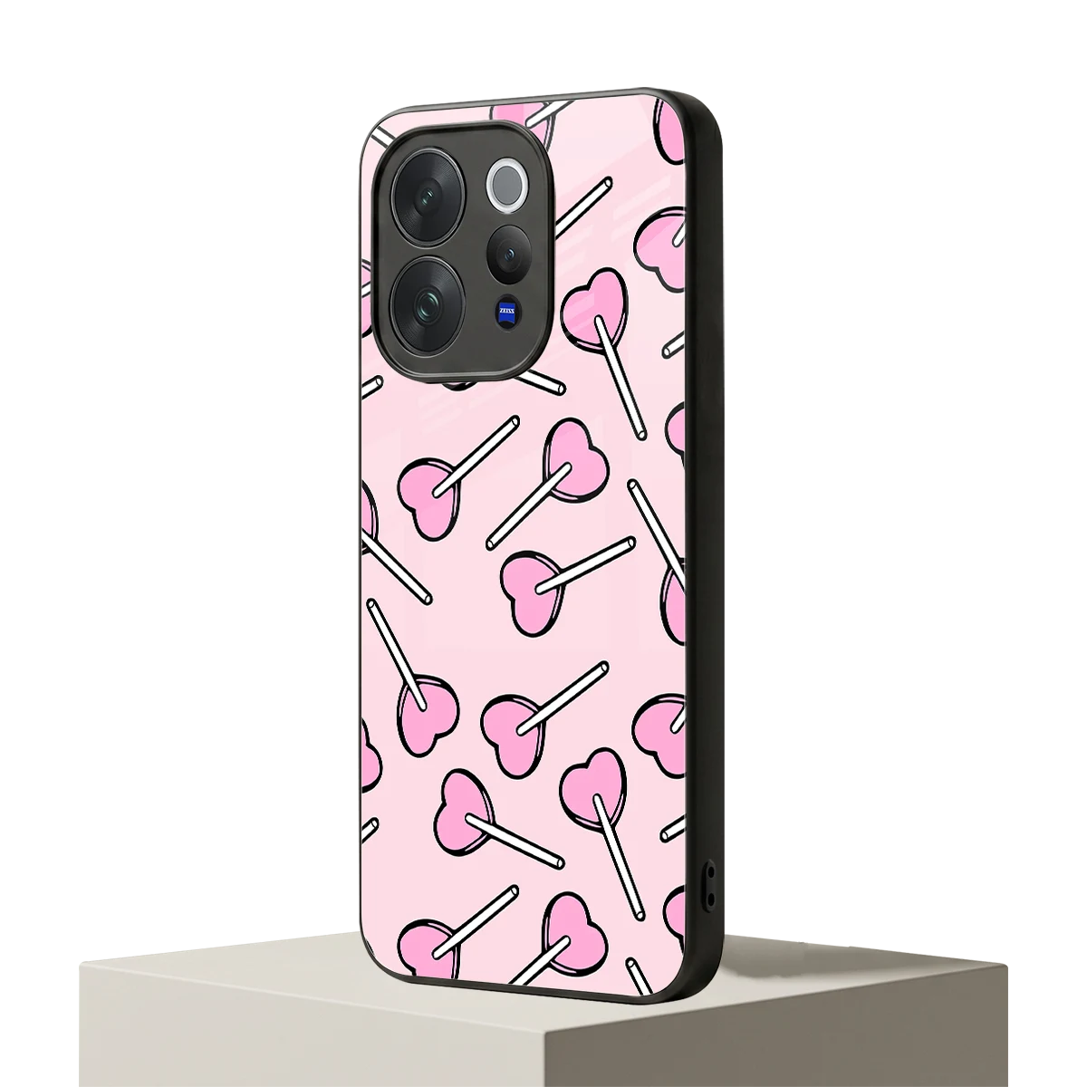 Lollipop Fusion vivo v70 elite mobile cover | shockproof glass phone case