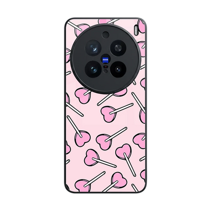 Lollipop Fusion back phone cover | glass case for vivo x200 pro