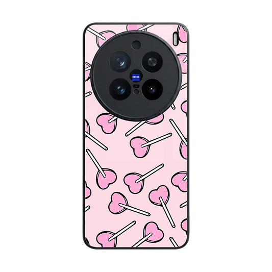 Lollipop Fusion back phone cover | glass case for vivo x200 pro