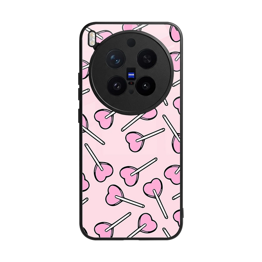 Lollipop Fusion back phone cover | glass case for vivo x300 pro