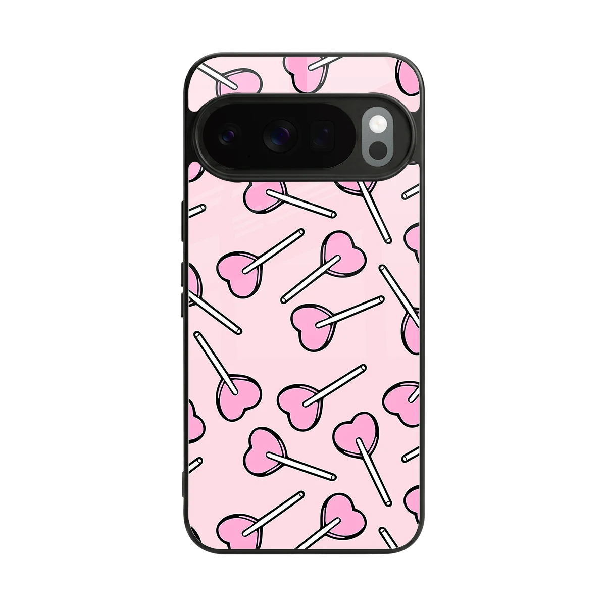 Lollipop Fusion back phone cover | glass case for google pixel 10 pro