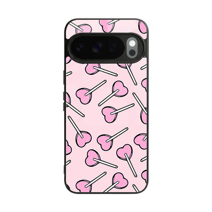 Lollipop Fusion back phone cover | glass case for google pixel 10 pro