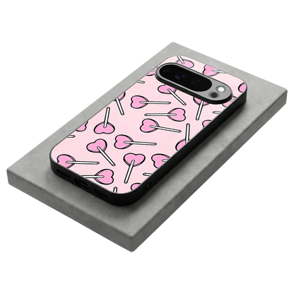 Lollipop Fusion stylish phone case for google pixel 10 pro | glossy glass and slim fit