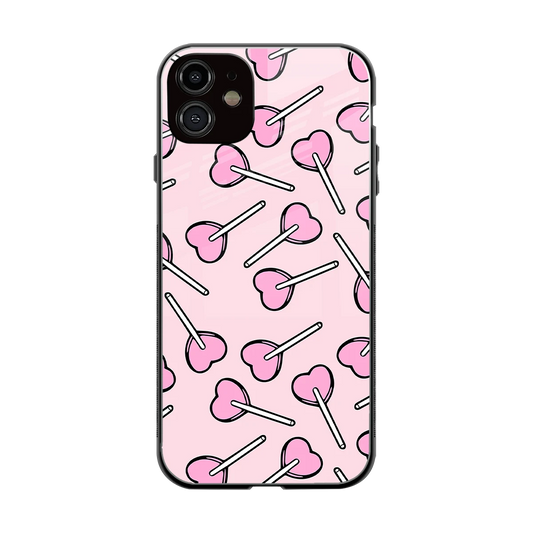 Lollipop Fusion back phone cover | glass case for iphone 12