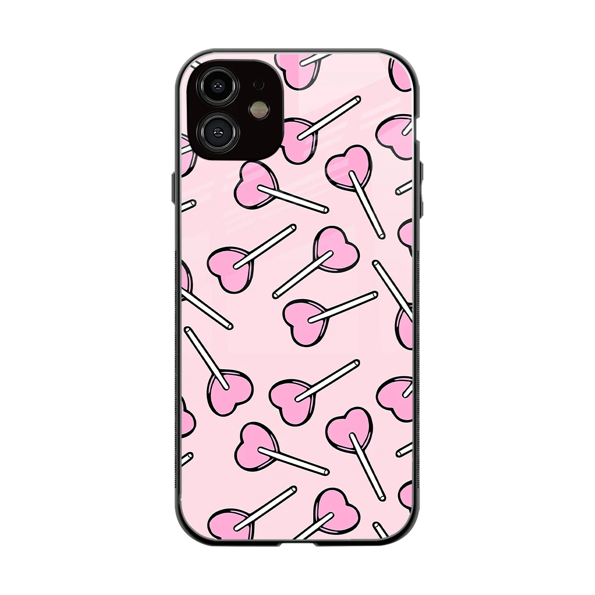 Lollipop Fusion back phone cover | glass case for iphone 11