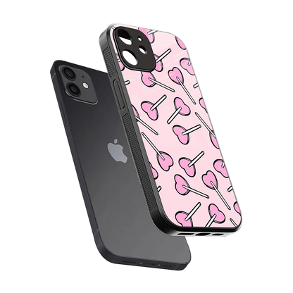 Lollipop Fusion sleek iphone 11 cover with tempered glass back and TPU edges