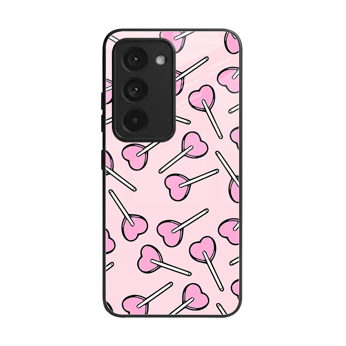 Lollipop Fusion back phone cover | glass case for redmi 15 5g