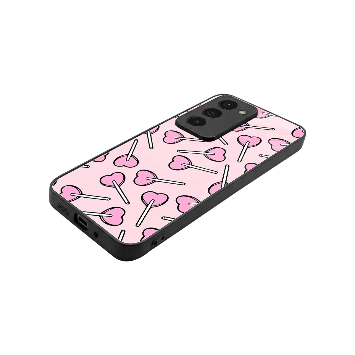 Lollipop Fusion stylish phone case for redmi 15 5g | glossy glass and slim fit