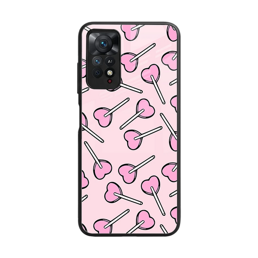 Lollipop Fusion back phone cover | glass case for redmi note 11 pro