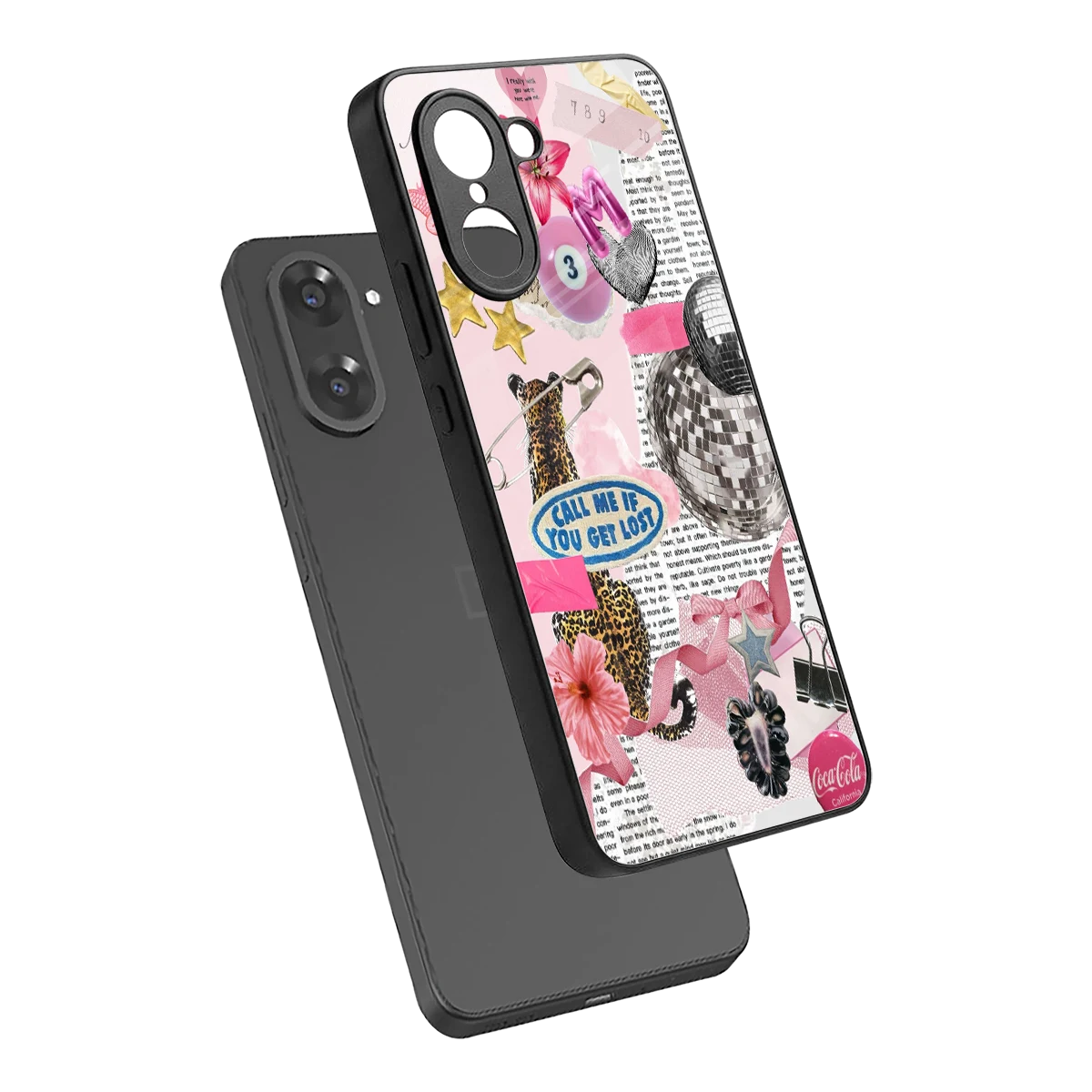Lost Call sleek oneplus nord ce5 5g cover with tempered glass back and TPU edges