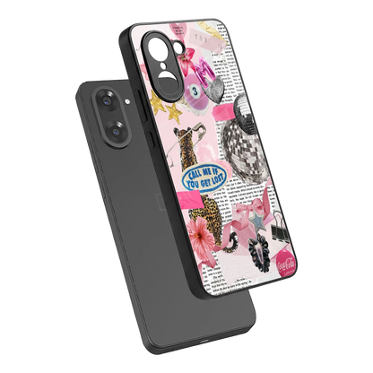 Lost Call sleek oneplus nord ce5 5g cover with tempered glass back and TPU edges