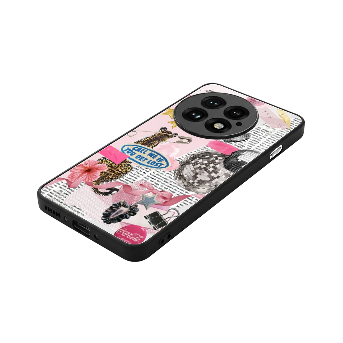 Lost Call stylish phone case for oneplus 13 | glossy glass and slim fit