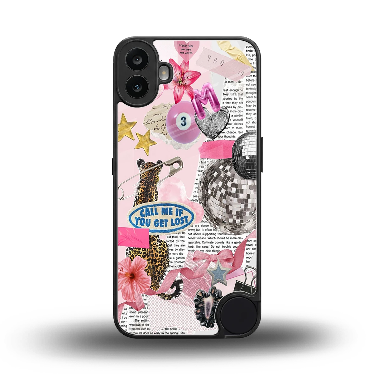 Lost Call back phone cover | glass case for cmf nothing phone 1