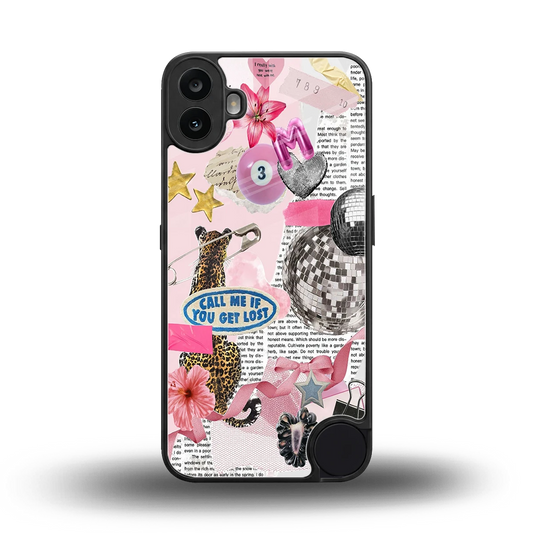 Lost Call back phone cover | glass case for cmf nothing phone 1
