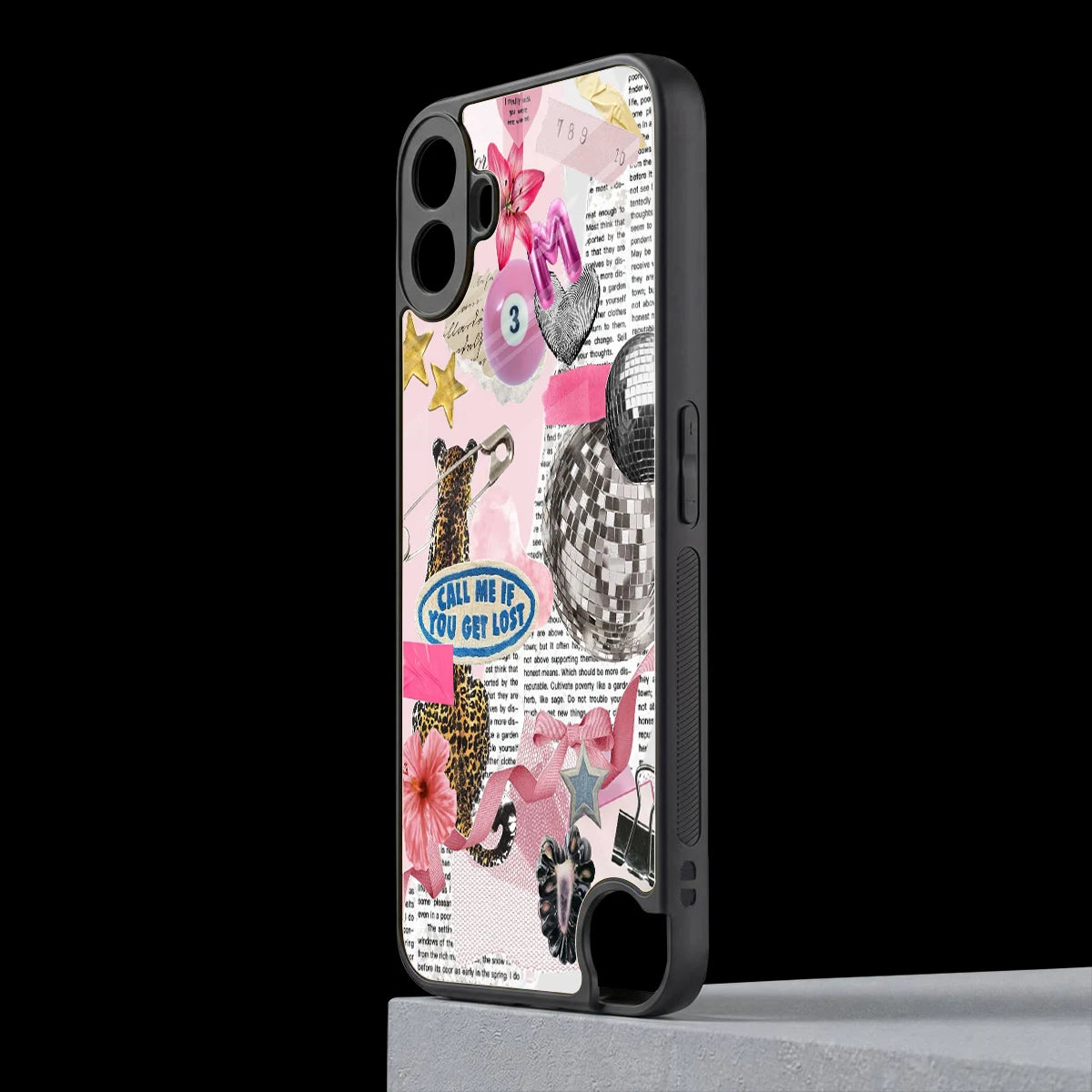 Lost Call cmf nothing phone 1 mobile cover | shockproof glass phone case