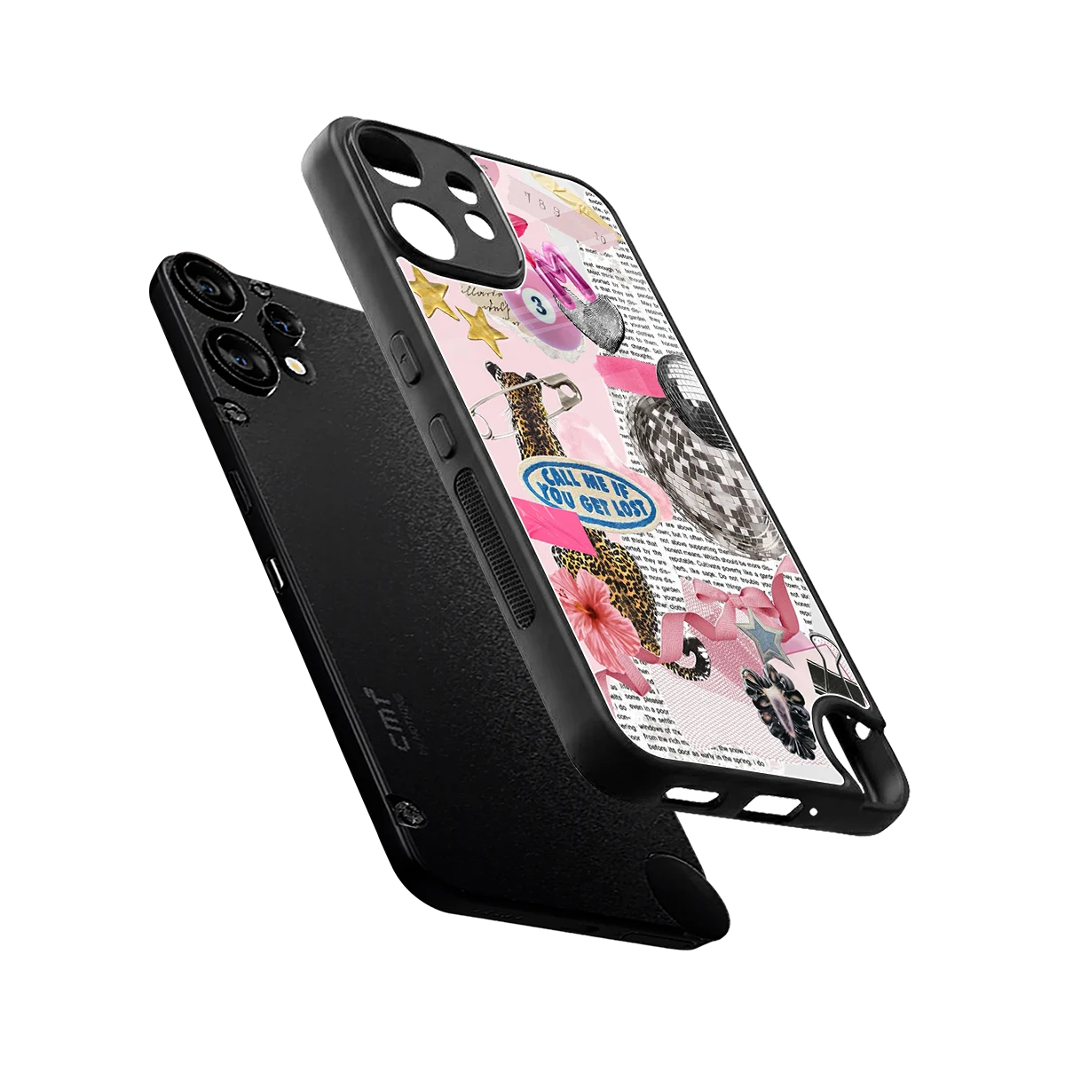 Lost Call sleek cmf nothing phone 2 pro cover with tempered glass back and TPU edges