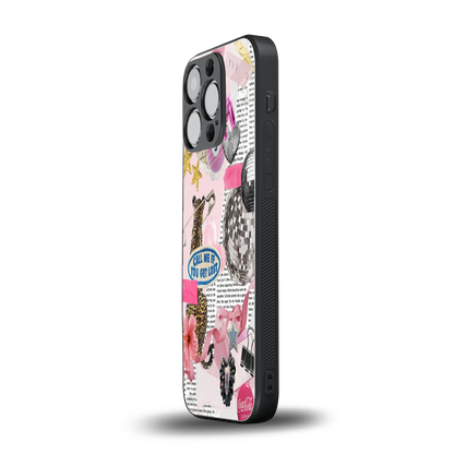 Lost Call iphone 13 pro mobile cover | shockproof glass phone case