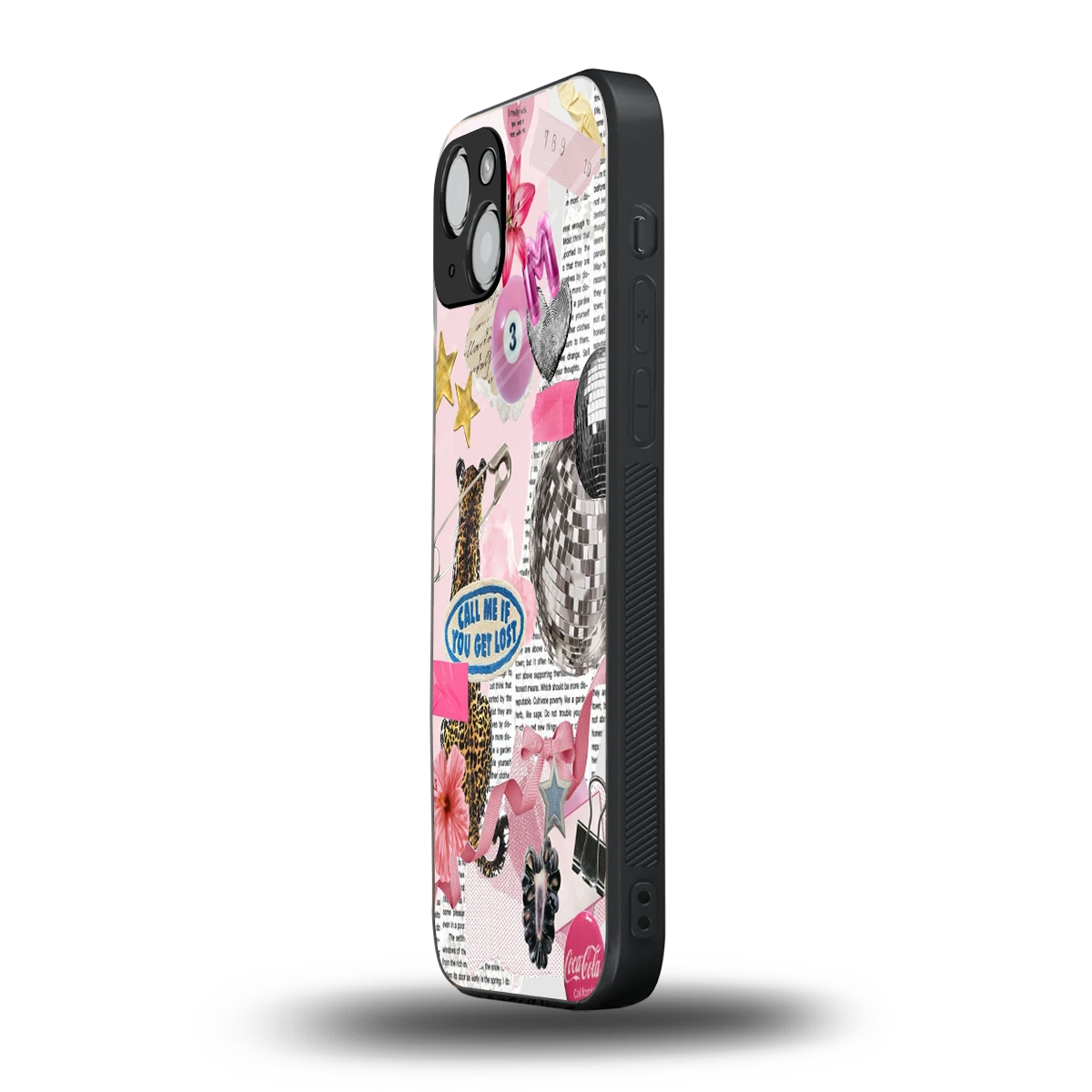 Lost Call iphone 14 mobile cover | shockproof glass phone case
