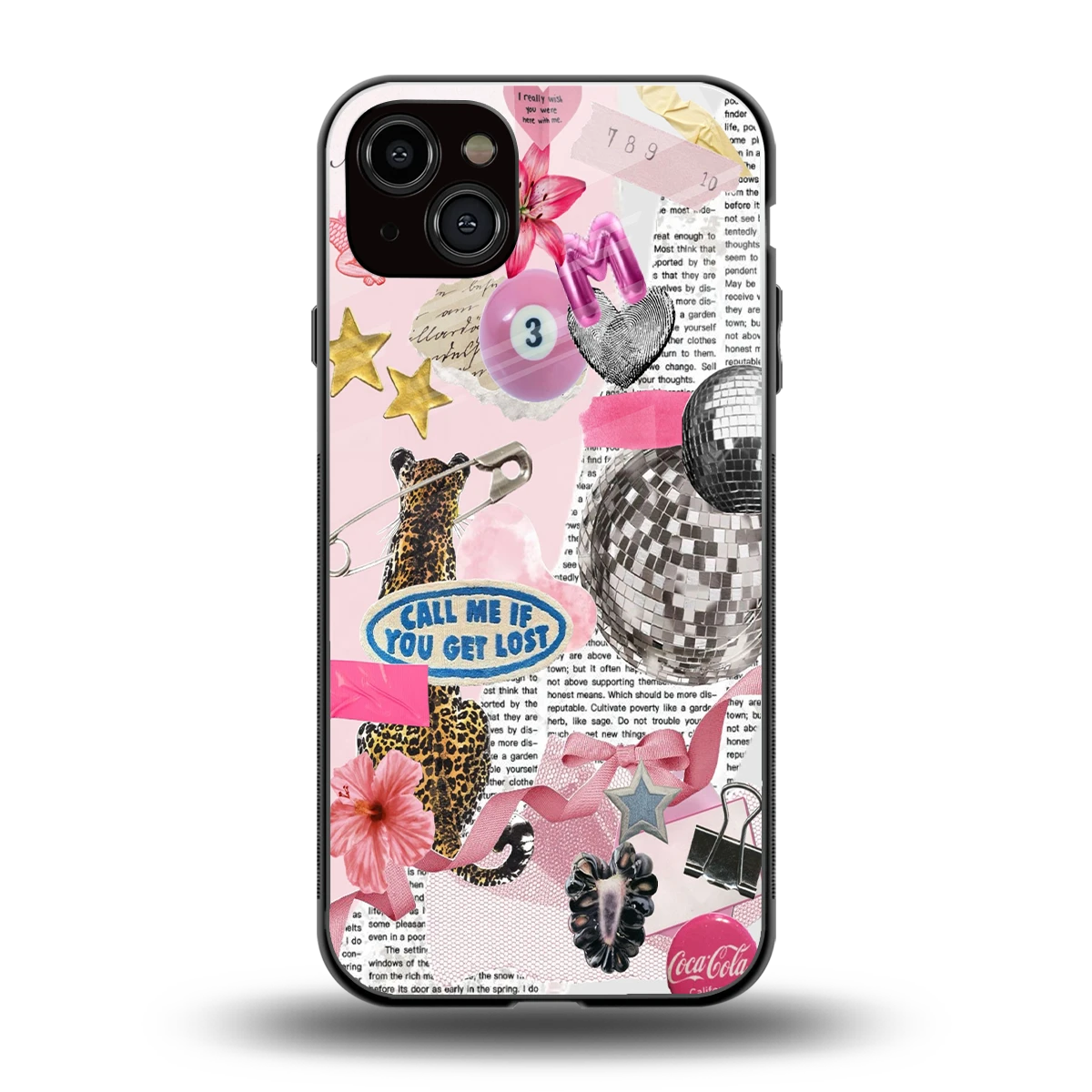 Lost Call back phone cover | glass case for iphone 14 plus