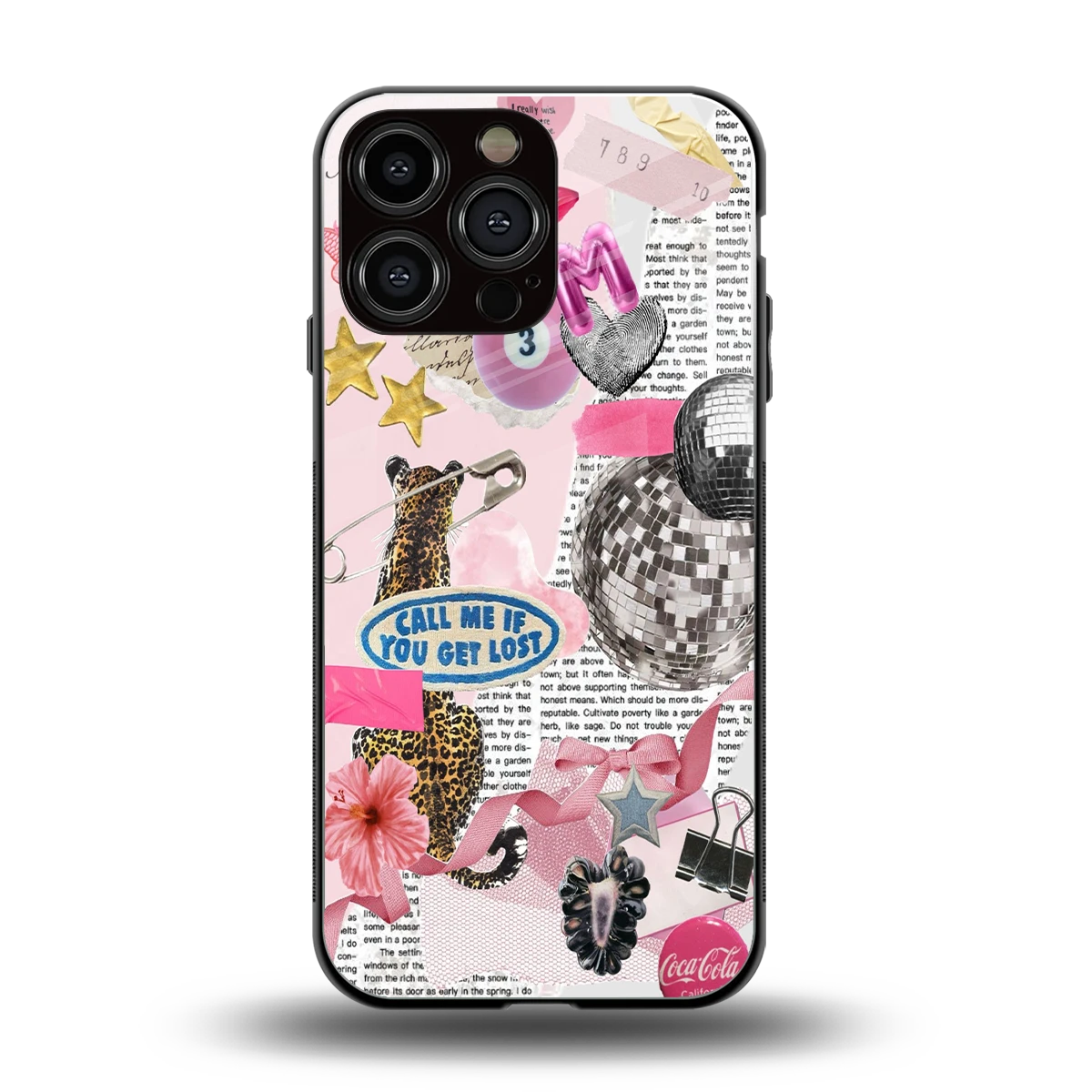 Lost Call back phone cover | glass case for iphone 15 pro max