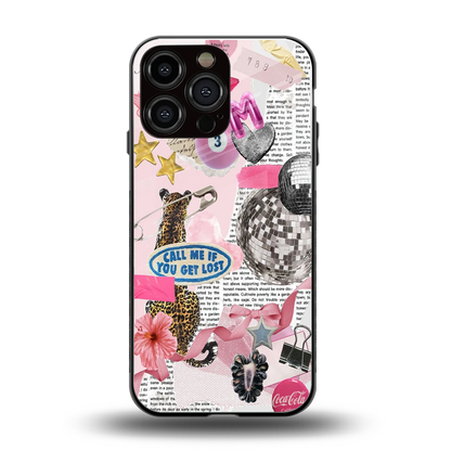 Lost Call back phone cover | glass case for iphone 15 pro max
