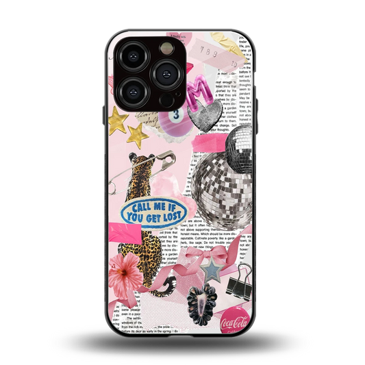 Lost Call back phone cover | glass case for iphone 15 pro max
