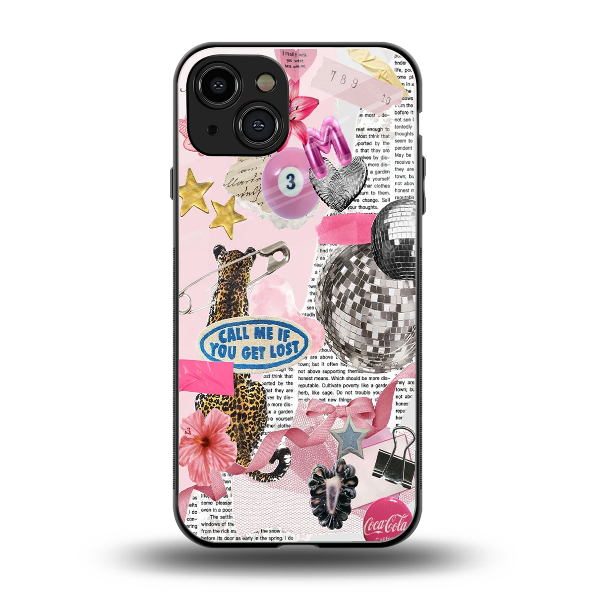 Lost Call back phone cover | glass case for iphone 15