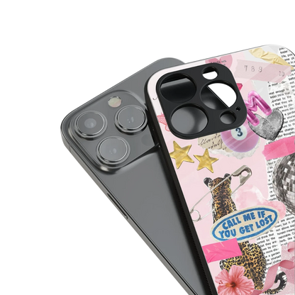 Lost Call stylish phone case for iphone 15 | glossy glass and slim fit