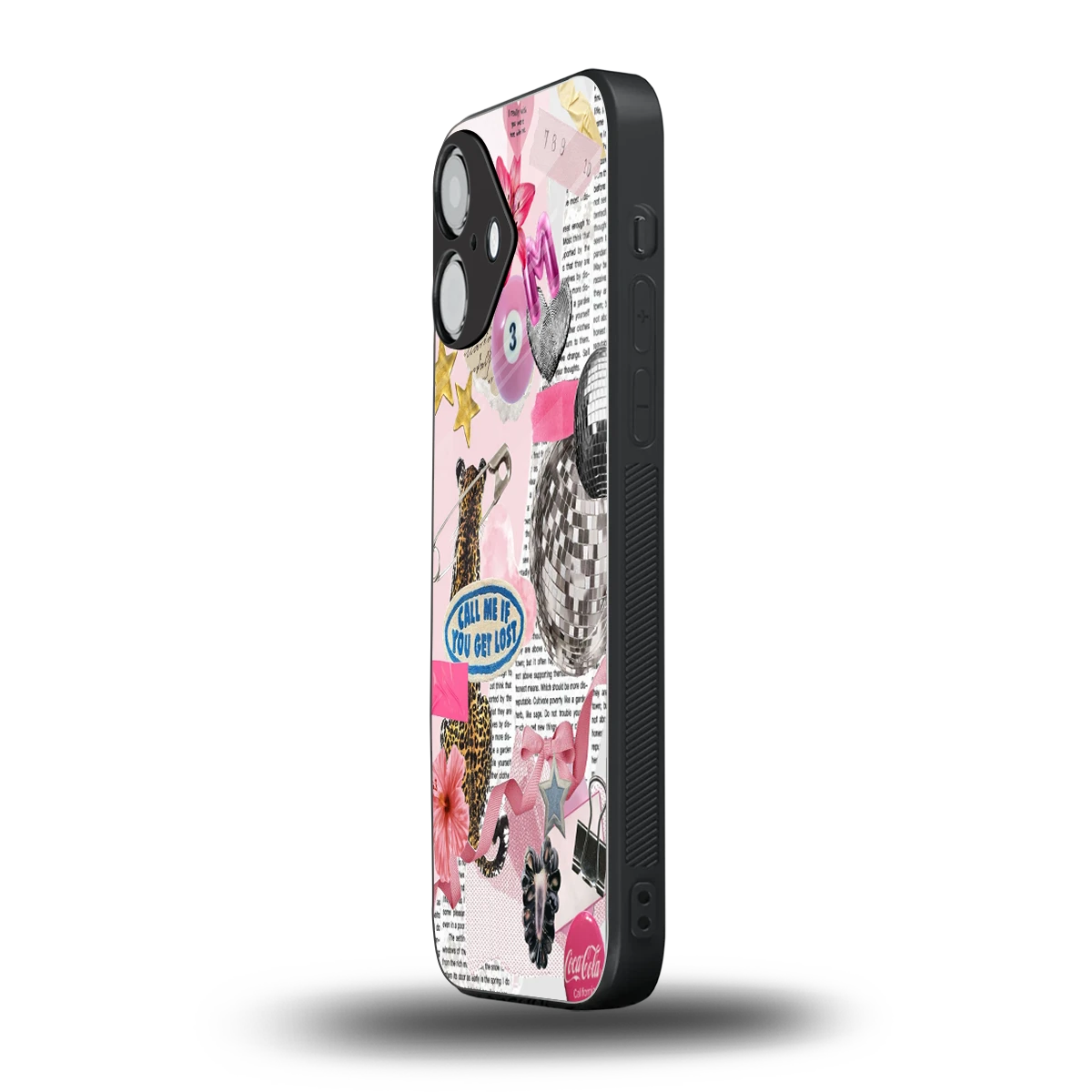 Lost Call iPhone 16 mobile cover | shockproof glass phone case