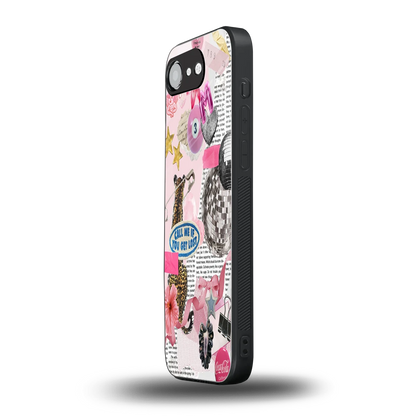 Lost Call iphone 16e mobile cover | shockproof glass phone case