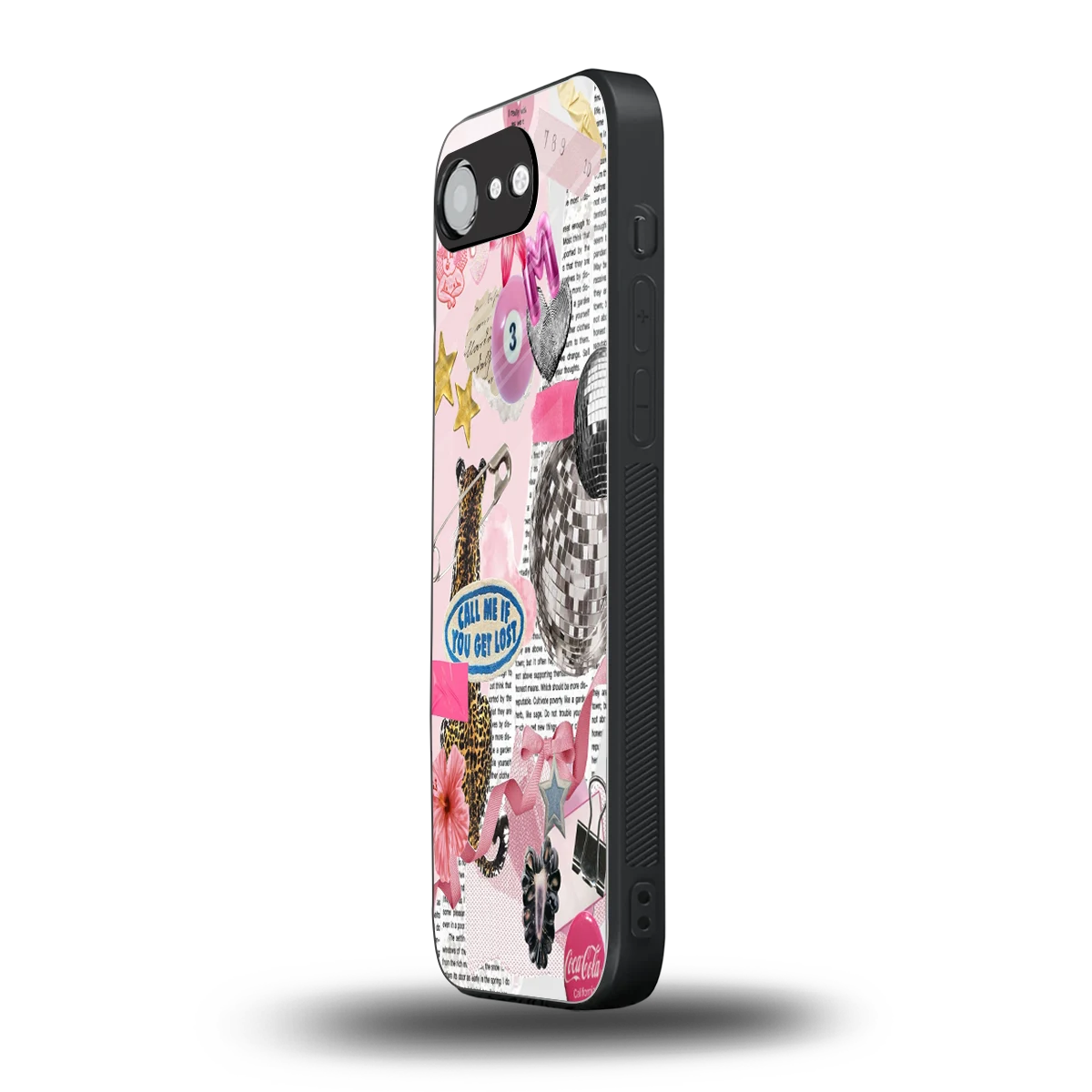Lost Call iphone 17e mobile cover | shockproof glass phone case