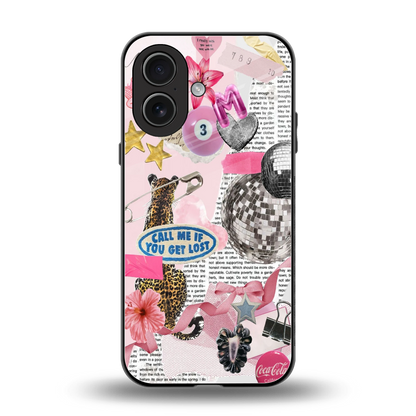 Lost Call back phone cover | glass case for iphone 17